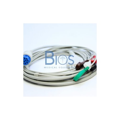 Cable ECG Datex 10 Pins 5 Leads,Sensor Oximetria Multisitio Choice 6 Pins 2G 40°,Cable ECG Nihon Kohden 20 pins 3 Leads,CABLE S