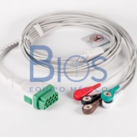 CABLE ECG G.E 11 PINS 5 L SNAP