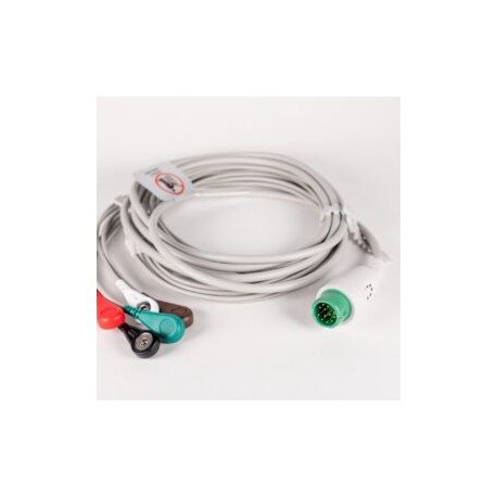 CABLE ECG MINDRAY T5 12 PINS 5 L SNAP