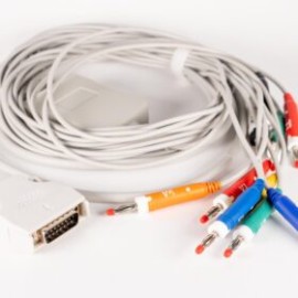 CABLE EKG MORTARA 10 L BANANA