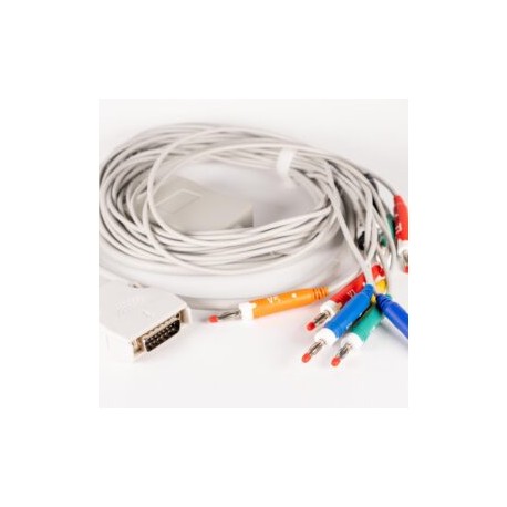 CABLE EKG MORTARA 10 L BANANA