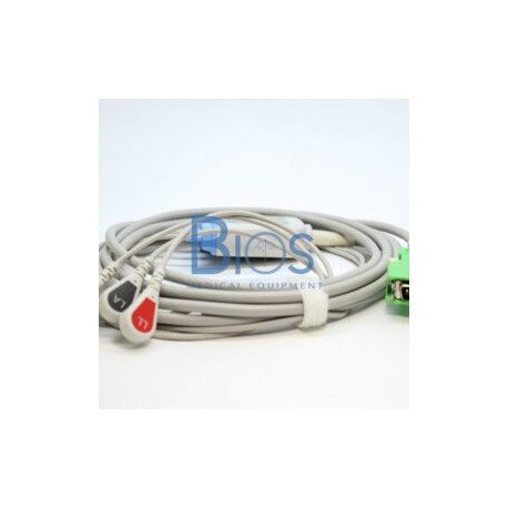 Cable ECG Nihon Kohden 20 pins 3 Leads,CABLE SPO2 MULT G.E TRUSAT 9 PINS,CABLE SPO2 MULT CONTEC DIGITAL 6 PINS,Sensor Oximetria