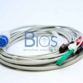 Cable ECG Datex 10 Pins 5 Leads,CABLE SPO2 ADULTO EDAN 6 PINS 40° 2 G,Sensor Oximetria Multisitio Edan Análogo 6 Pins,Cable ECG