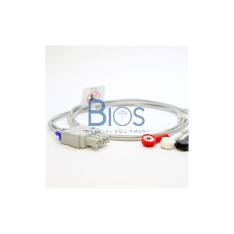 Latiguillos ECG Siemens Drager 3 Leads,Cable de ECG Spacelabs 17 Pins 5 Leads,Cable  PC para Modulo Trim III Philips,Cable ECG 